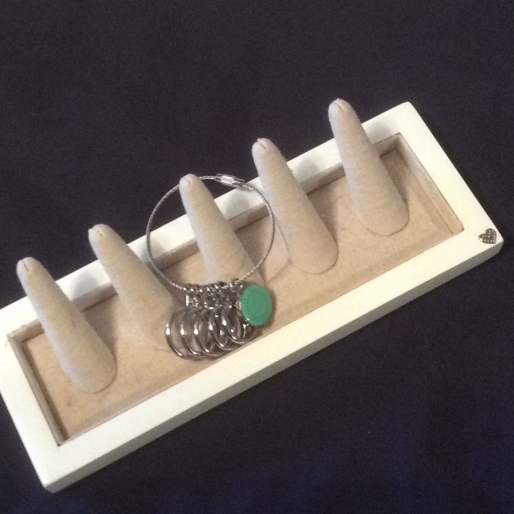 Ring holder and sizer